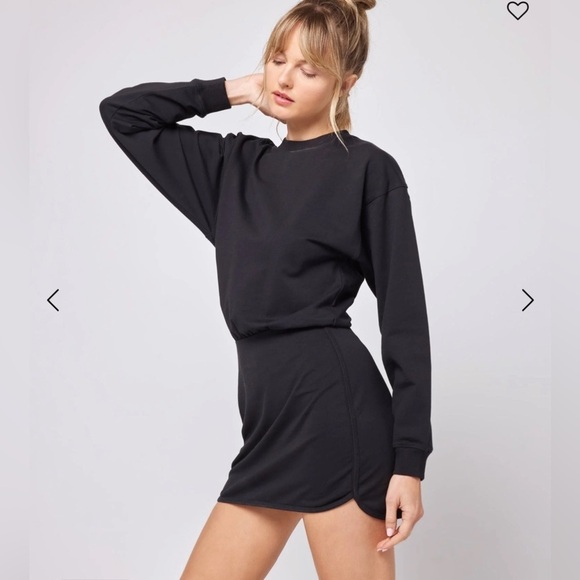 NEW L*Space Groove Dress l L l Black - Picture 3 of 9